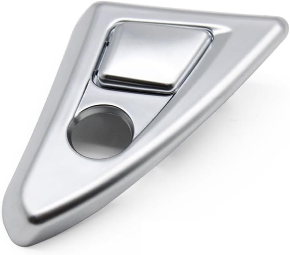 LHD RHD Central Armrest Glove Case Switch Catch Button Cover Compatible 5 Series F10 F11 F18 520 523 525 528 530 535 2011-2017(LHD Model A Silver)