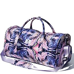 Original Floral Water Resistant Duffel Bag Gym bag Weekender Travel Bag for Gym Beach Travel Daily Bags ([Z] A)