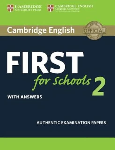 Portada de Cambridge English: First for Schools 2 Student S Book With Ans