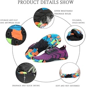 HKR Badschoenen voor kinderen, waterschoenen, blotevoetenschoenen, strandschoenen voor jongens en meisjes, maat 28-38, roze, 35 EU