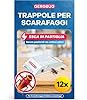 Gerobug Trappole per Scarafaggi [12 Pezzi] – Trappole Adesive con Attrattivo – Senza Veleno – Anti Blatte e Scarafaggi per Casa, Cucina, Interni – Extra Forti