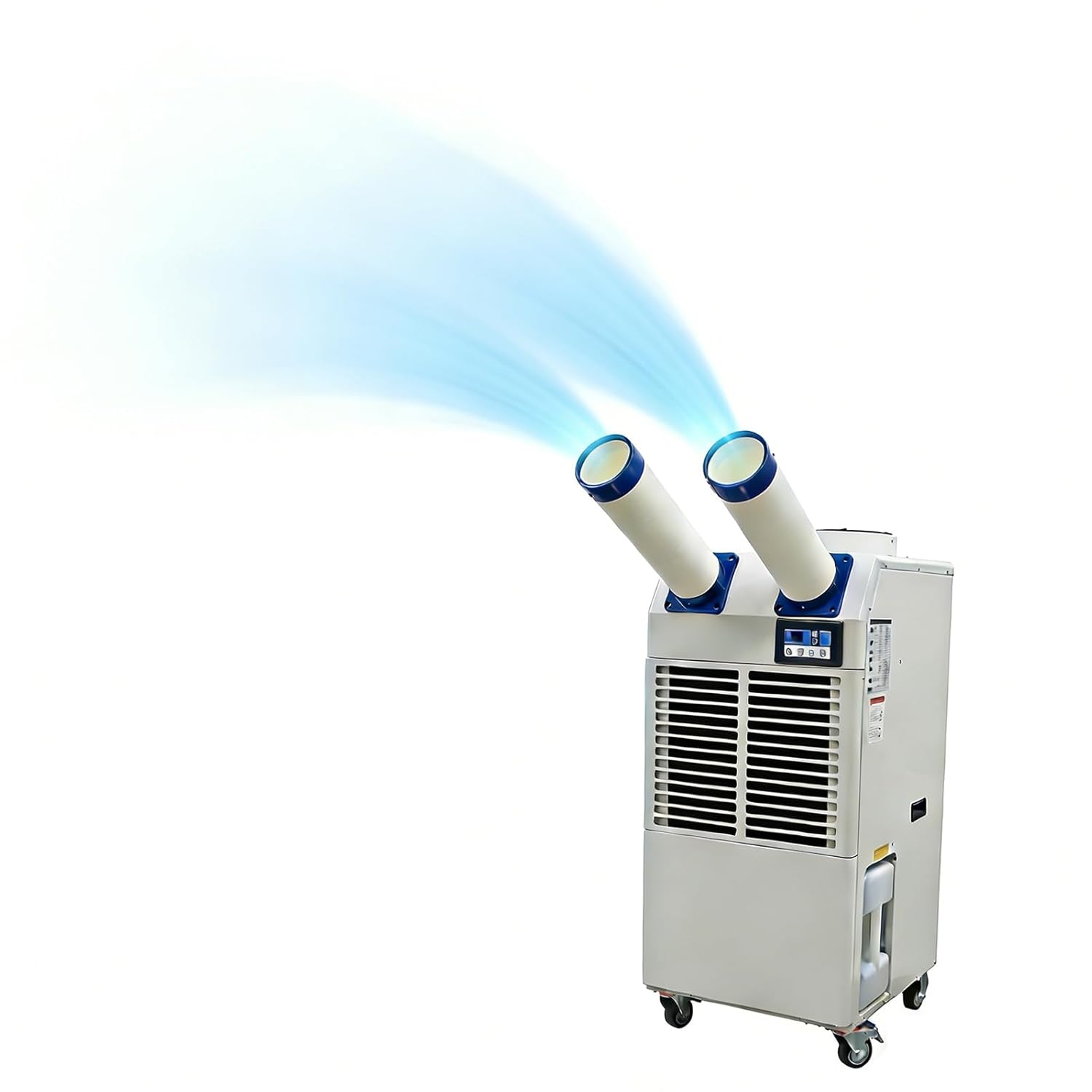Industrial Air Conditioner 110V Spot Cooler 18700 BTU Portable AC Unit with 14L Tank Digital Control High Temp
