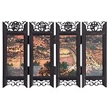 Accessoires de photographie, décor d'écran : un cadeau idéal pour un partenaire commercial, alliant grande valeur artistique et de collection. cloison de séparation solide