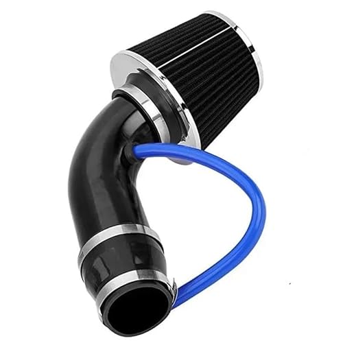 PWSVRDIQC Cold Air Intake Kit, for Hyundai Bayon Getz Ioniq IONIQ 5 Kona Santa FE 76mm Air Filter High Flow Aluminum Alloy Pipe Washable Reusable Induction Kit Air Intake Pipe