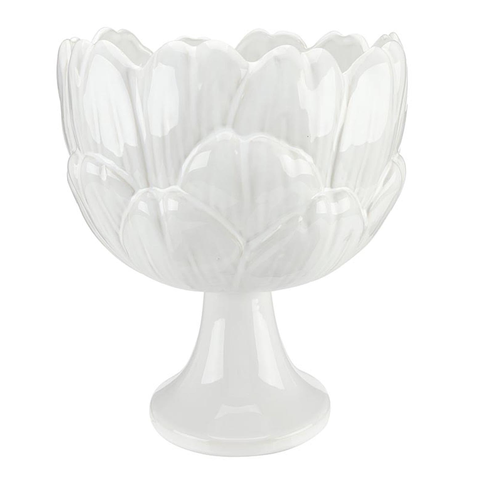 Santa Barbara Design Studio Ceramic Artichoke Design Serving Dish, 7.5" Diameter - 10.25" Tall Large Bowl
