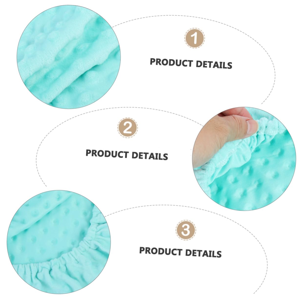 2pcs Breathable Diaper Change Pad Covers Changing Table for Breastfeeding