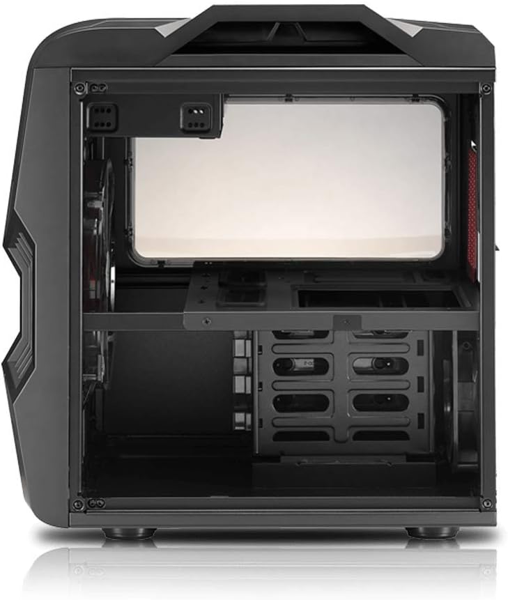 Rexgear Micro ATX PC Case Cube (Micro ATX Case, RG 2 Black)