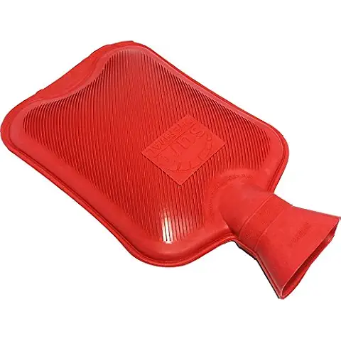 Sure Thermal Ribbed Hot Water Bottle - Red Twin Ribbed Side Cover