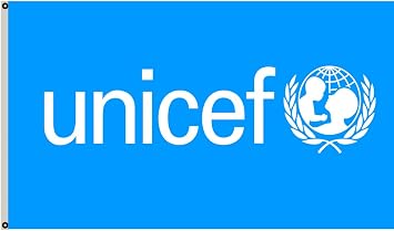 Fyon United Nations banner Agencies and organizations UNICEF United Nations Childrens Fund flag 8x12inch