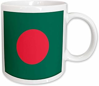 3dRose Flag of Bangladesh - Bangladeshi green with red dot circle - sun rising over Bengal - Asian world 15oz Mug