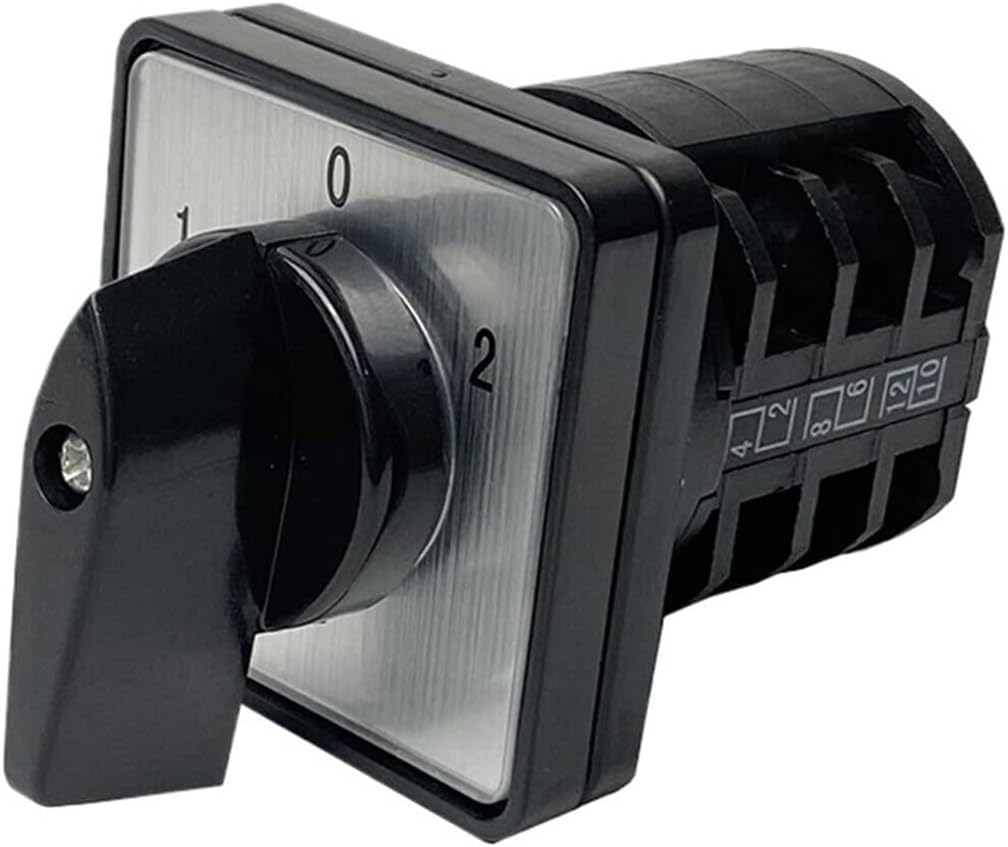 LW8-10/3 Manual Changeover Rotary Cam Switch Three Poles 10A(MAN Off AUTO)