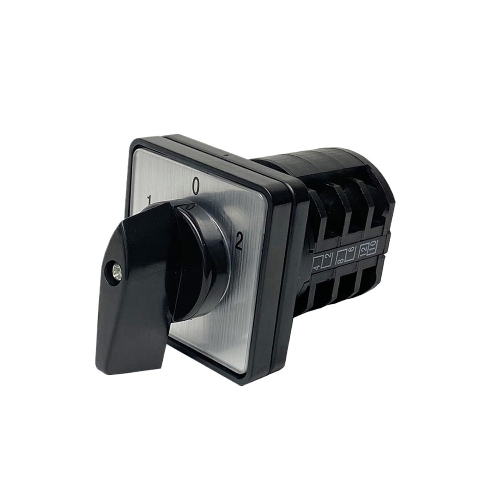 YWZVBSDCS LW8-10/3 Manual Changeover Rotary Cam Switch Three Poles 10A(ON OFF ON)