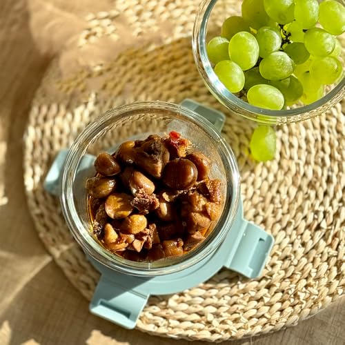 S.ROKE TTAN 520ml Glass Soup Containers With Lids, Glass Food Storage Containers, Eakproof soup containers, Food Meal Prep Containers, BPA-Free, Freezer, Dishwasher, Oven Safe - 4 Pack - Image 13