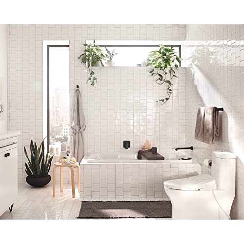 Genta LX Brushed Nickel Single Handle Wall Mount Tub Filler High Flow Tub Faucet with 10" Spout Reach, WT901BN by Moen - Image 6