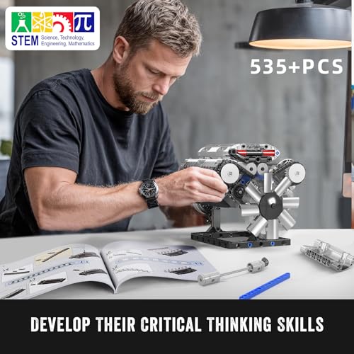 Mould King 10088 V8 Engine Building Kit - Build Your Ow...