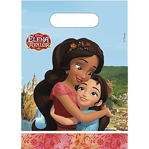 Elena of Avalor Plastic Party Loot Bags x 6 Cover