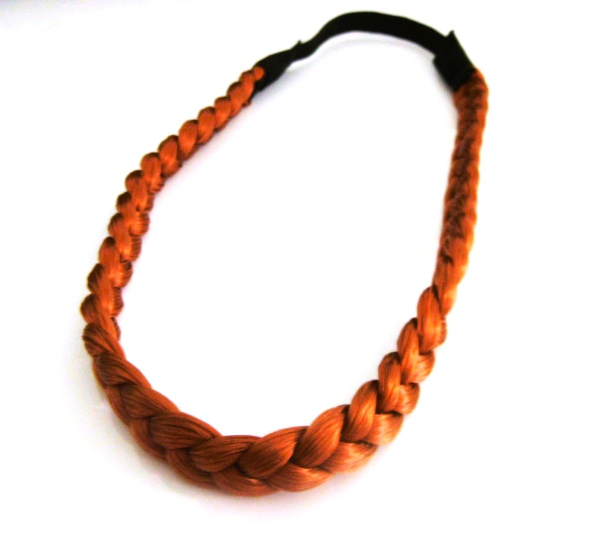 Thai Headband Elastic Stretch Hair Braided Hairpiece Hair Accessories Bohemian style. (1 Copper)