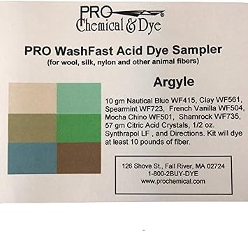 WashFast Argyle Acid Dye Sampler