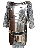 El listado incluye una armadura corporal Knight Jousting en la parte delantera y trasera. Viene con correas de cuero ajustables. Es adecuado para representaciones, cosplay, disfraces de gama alta o colección, también actúa como un regalo perfecto para hombres y niños.