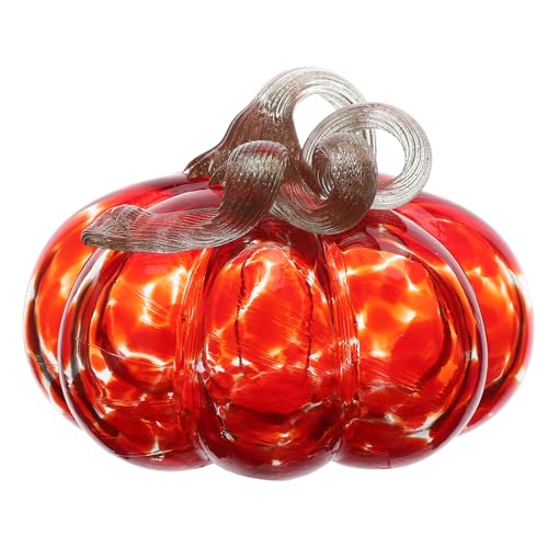 Adorno de mesa de calabaza de cristal para decoración del hogar 2