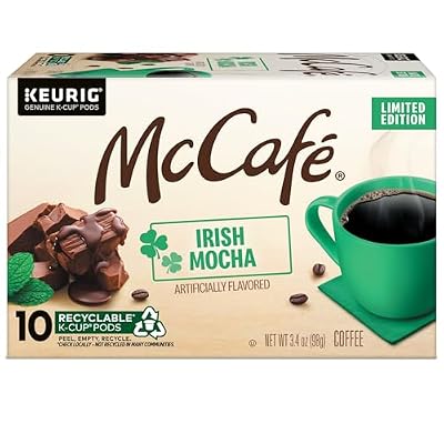 McCafe Irish Mocha Coffee, Single-Serve Keurig K-Cup Pods, 60 Count
