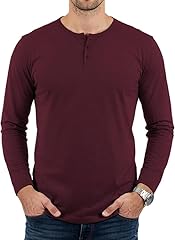 Maroon - Henley T-shirt