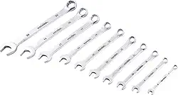 Vonder, Jogo De Chaves Combinadas, 6 Mm A 22 Mm, Aço Cromo Vanádio, 10 Peças.