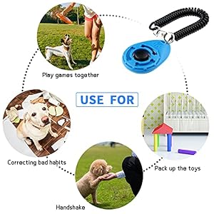 Frienda 9 Pieces Dog Training Clicker with Wrist Strap Pet Training Clicker Dog Behavioral Clicker for Behavioral Training Dogs Cats Birds Horses (Multicolor, Water Drop Style) Frienda 9 Pieces Dog Training Clicker with Wrist Strap Pet Training Clicker Dog Behavioral Clicker for Behavioral Training Dogs Cats Birds Horses (Multicolor, Water Drop Style)