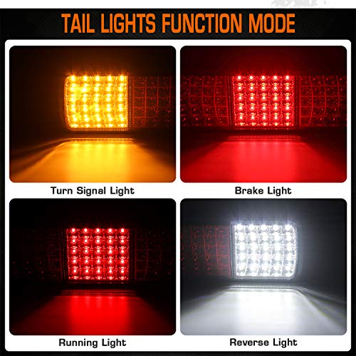 Linkitom 75 Led Truck Tail Light Bar, Super Bright 12V Turn Signal Brake Reverse Taillight For Truck Boat Snowmobile Trailer Pickup Rv Camper Utv Ute Vans (2Pcs) #TOP3