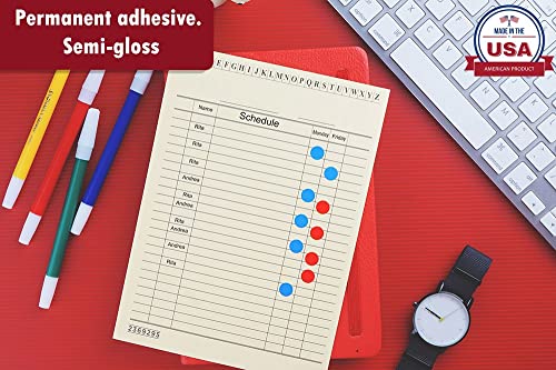 Royal Green Color Coding Labels 3/8 Round 10 Mm - Dot Stickers - 0.375 Inch Rounds Yellow Sticker - 700 Pack #TOP1