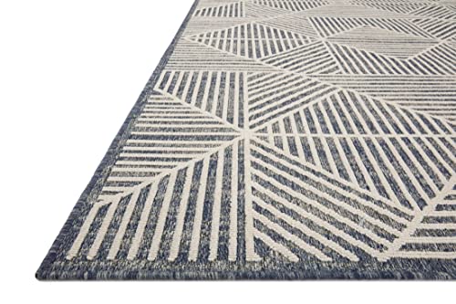 Tapete Loloi Rainier 160x231 cm Denim Cream miniatura 4