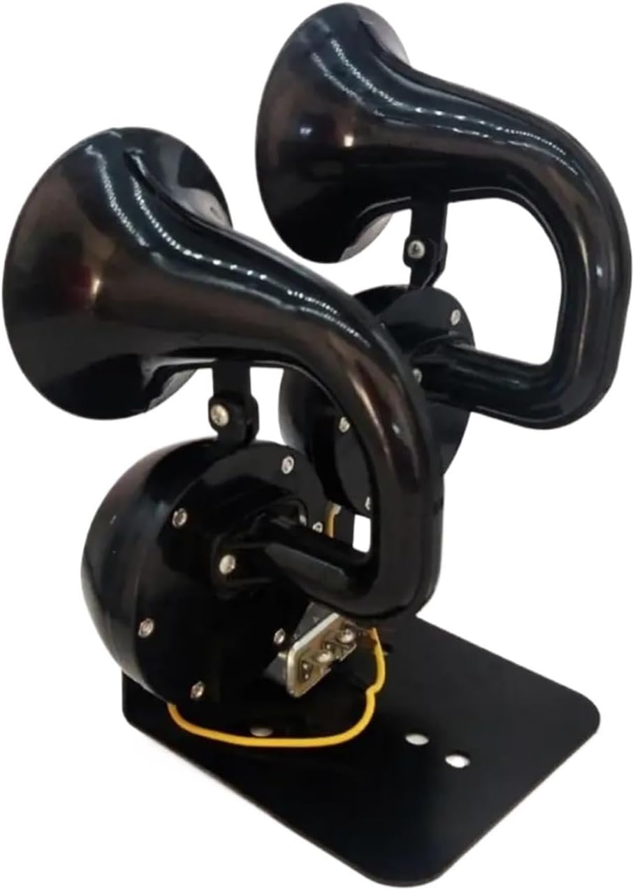 Double Snail Flute Car Truck Motorcycle Universal Horn Tweeter Super Loudspeaker 12V24V(24V)