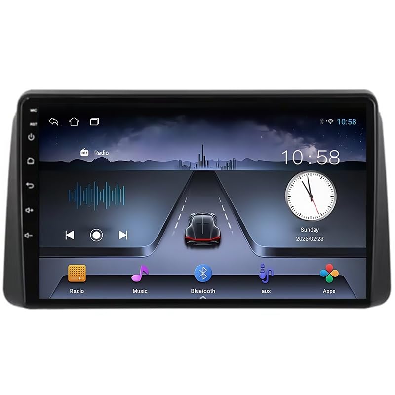 【Car Play e Android-Auto】： Costruito nel sistema Carplay e Android Auto. Entrambi devono essere collegati tramite cavo USB originale. Android-Auto deve prima scaricare l'APK Android Auto. L'autoradio riceverà rapidamente l'APP sul telefono supportata dal sistema attuale, come messaggi, musica, navigazione