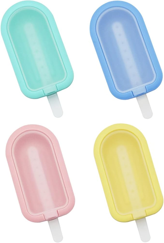SHUBEIEUMI Silicone Ice Pop Molds for DIY Popsicles