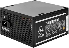 Fonte Mancer Thunder 500W ATX com 80 Plus Bronze, PFC Ativo e Ventoinha 120 mm