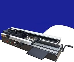 1200W Wireless Hot Melt Glue Binding Machine - 32cm Length, 40mm Thickness for Book Binding, Documents & Contracts for Home & Office Use
