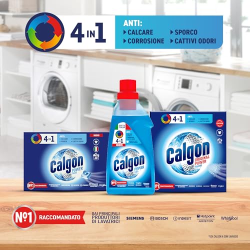 Calgon Power Gel 4 in 1 per Capi Morbidi, 1 Confezioni da 2.25l di Anticalcare per Lavatrici, Additivo per una Protezione da Calcare, Corrosione, Sporco e Cattivi Odori - Immagine 5