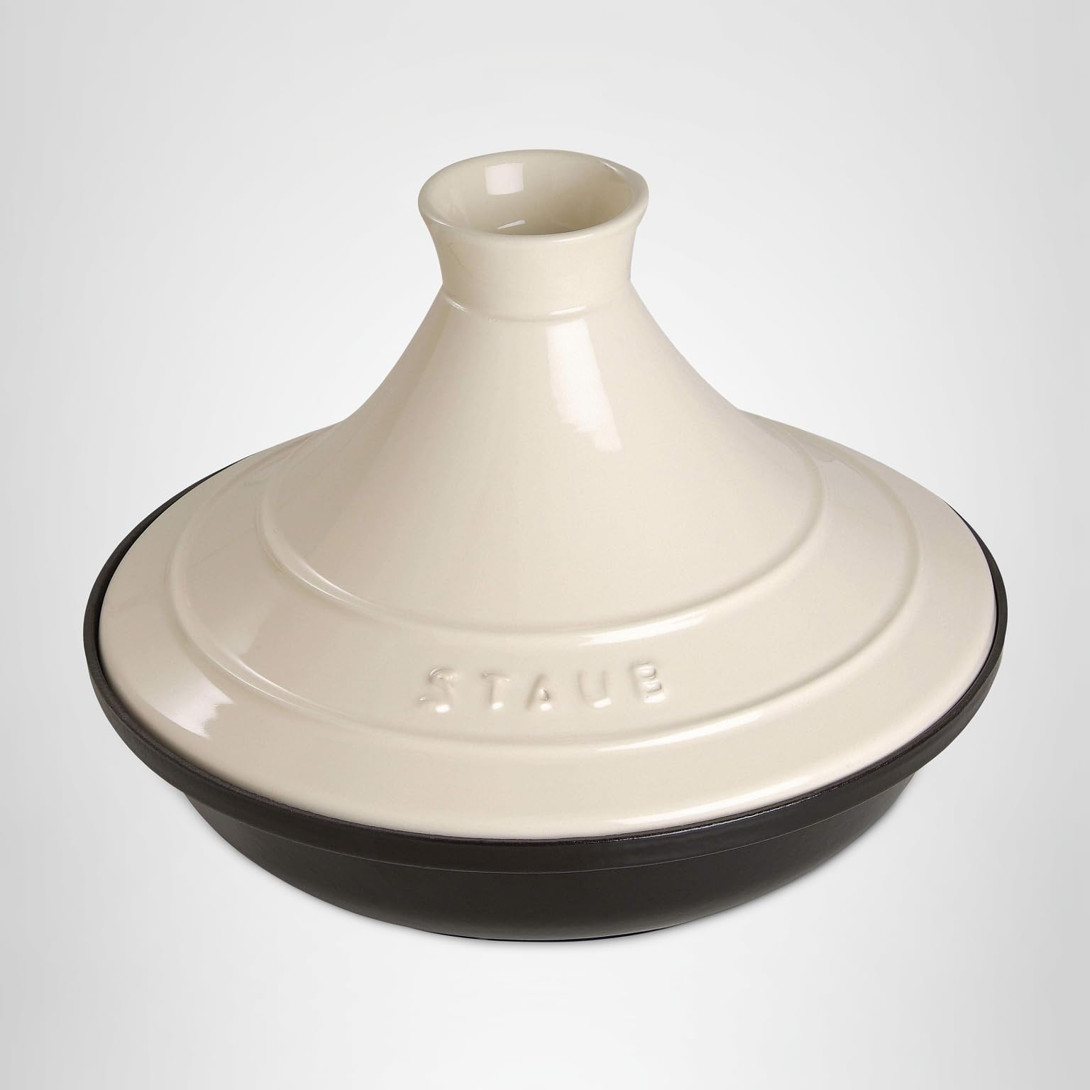 Amazon｜ストウブ(Staub) 「 タジン鍋 アイボリー 28cm 」 鋳物