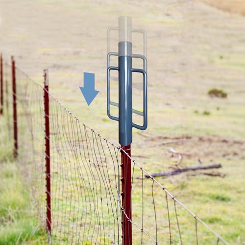 ARIFARO 17 Inch Fence Post Driver 12LB T Post Driver with Handle Heavy Duty Hand Post Pounder with Handle for U Fence Post Wooden Post by ARIFARO - Image 6