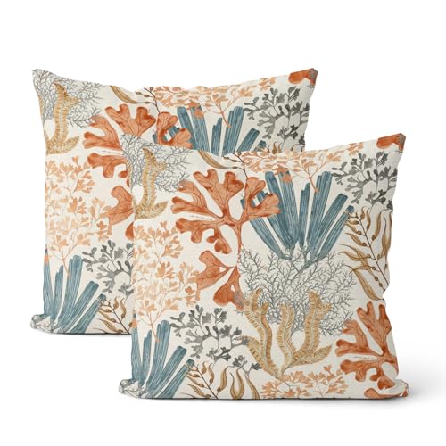 Vintage Coral / 16" x 16" (Pack of 2)
