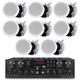 Technical Pro Home Theater System Kit with 1000 W 4 ch Bluetooth Receiver