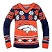 NFL Women's V-Neck Sweater, Denver Broncos, Small