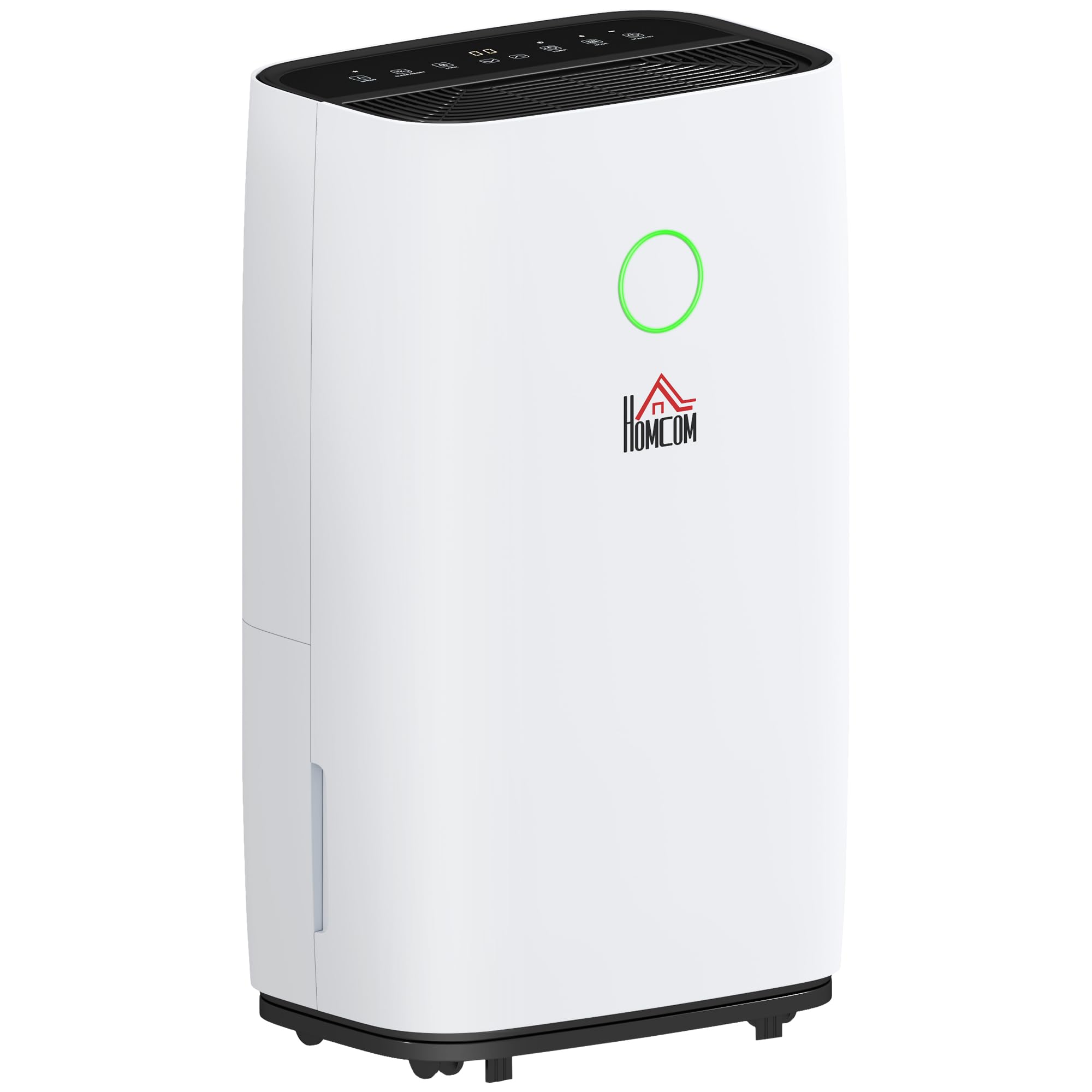 HOMCOM Portable Quiet Dehumidifier 20L - Large