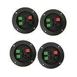 Generic 4pcs Loudspeaker Terminal Cup Speaker Box Connector Sound Equipment Accessories for Easy Installation Negative Indicators for Proper Wiring