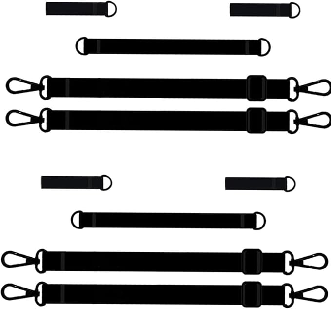 10 Clips Réglables Pour Sangle De Chapeau – Anti-vent Et Porte-masque (Neuf)
