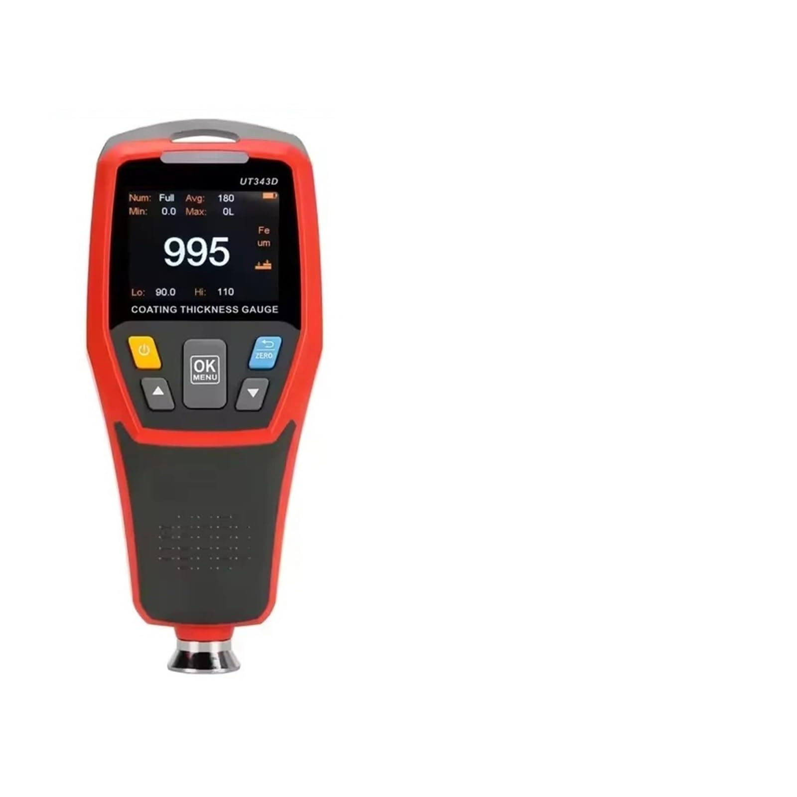 LNHHG Paint Thickness Gauge, Coating Thickness Gauge Automotive Paint Film Tester to Measure FE/NFE Tools(343D)