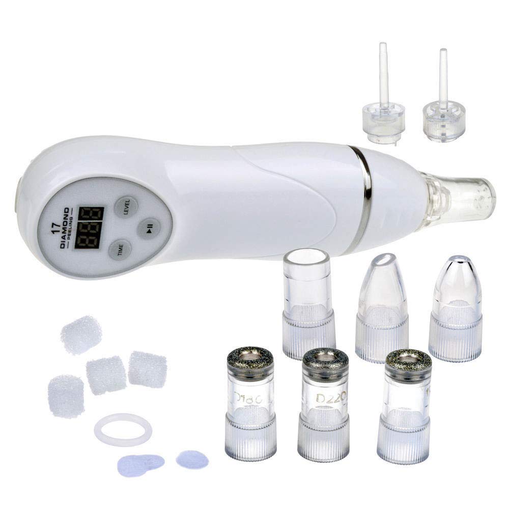 QiQiBaby Diamond Microdermabrasion Peeling Facial Pore Vacuum Cleanser Pen Vacuum Blackhead Removal Beauty Machine System : Beauty & Personal Care