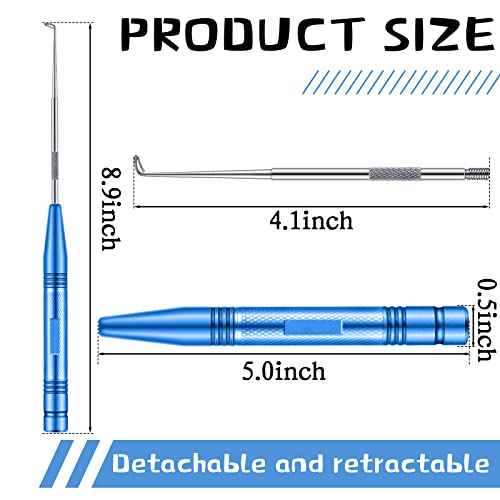 4Pcs Fishing Hook Remover Tool Fishing Hook Quick Removal Device Split Design Fishing Hook Security Extractor Fishhook Disconnect Removal Tool Magnetic Accessories And Equipment For Fishing (Blue) #TOP1
