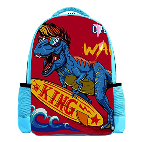 Sac à dos dinosaure pour enfants du CP au CM2 - Cartable d'école primaire multicouche