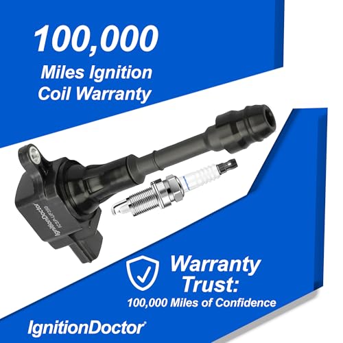 Ignition Doctor Iridium Ignition Coil Pack and Spark Plugs Compatible with 2002-2006 Nissan Altima, 2002-2006 Nissan Sentra, 2002-2008 Nissan X-Trail L4 2.5L | Replacement for 5C1395 GN10219 UF350 by QVDX - Used condition - Image 8
